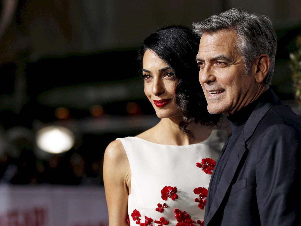 George y Amal Clooney