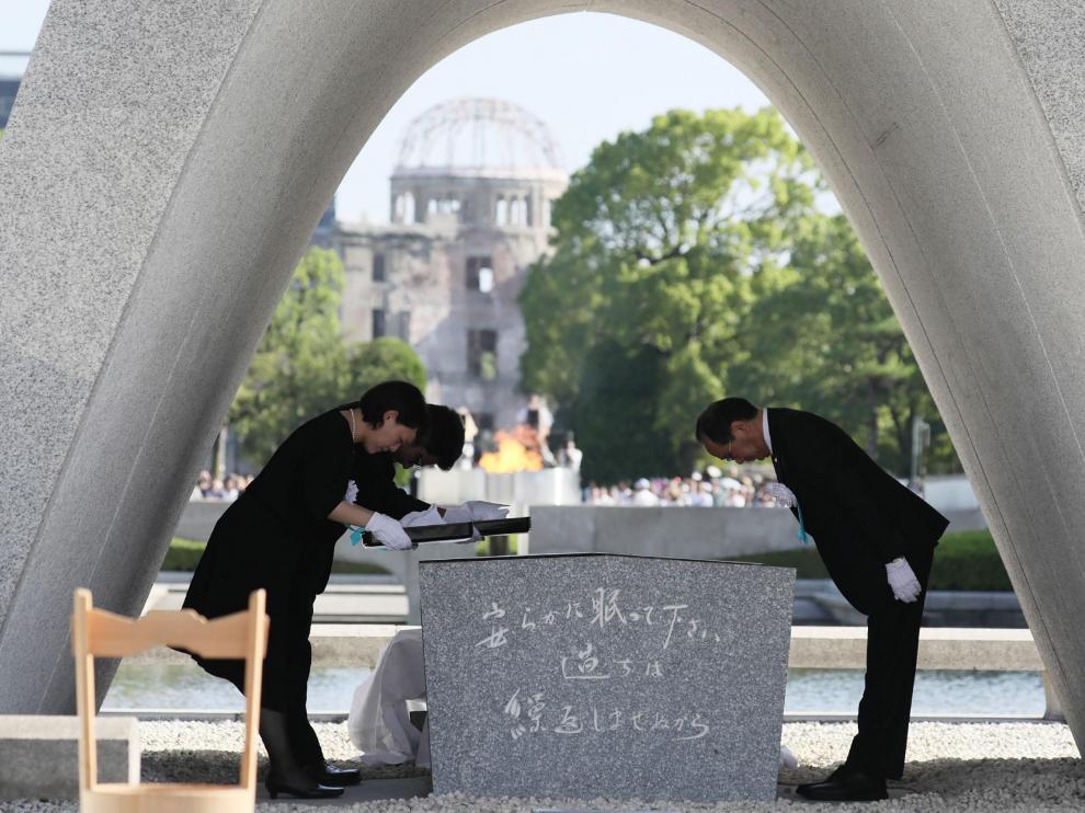 72 años del lanzamiento de la bomba nuclear en Hiroshima