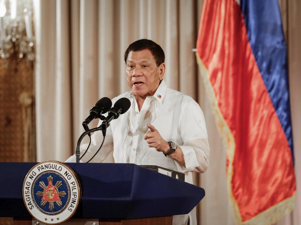 El presidente de Filipinas, Rodrigo Duterte