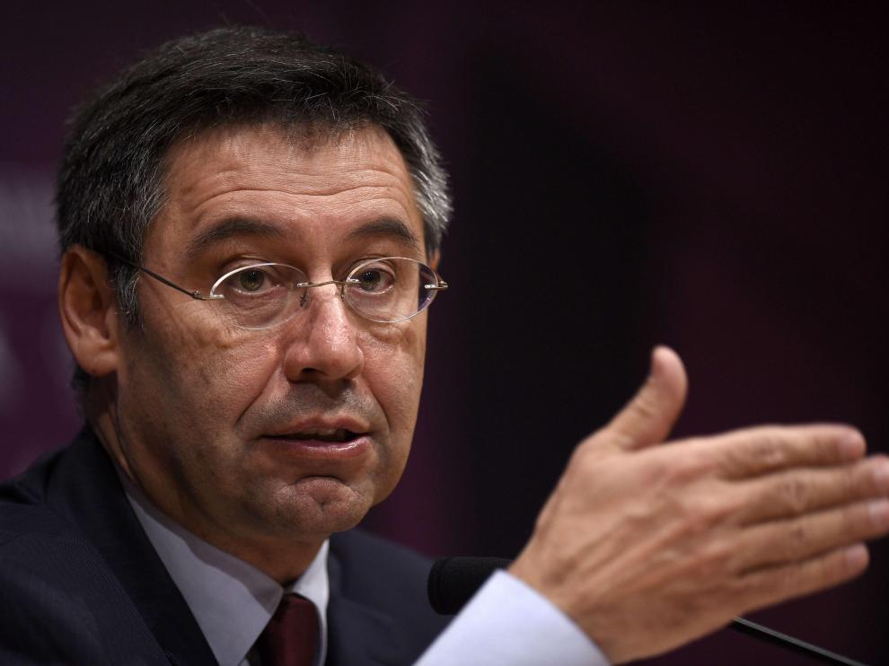 El presidente del Barça, Josep Maria Bartomeu