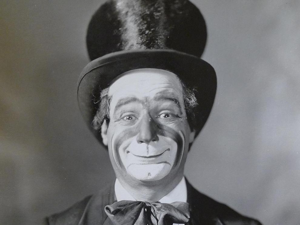Retrato del payaso Marcelino.