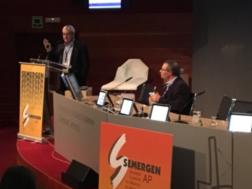 Imagen de una de las ponencias de las X Jornadas Cardiovasculares de Semergen.