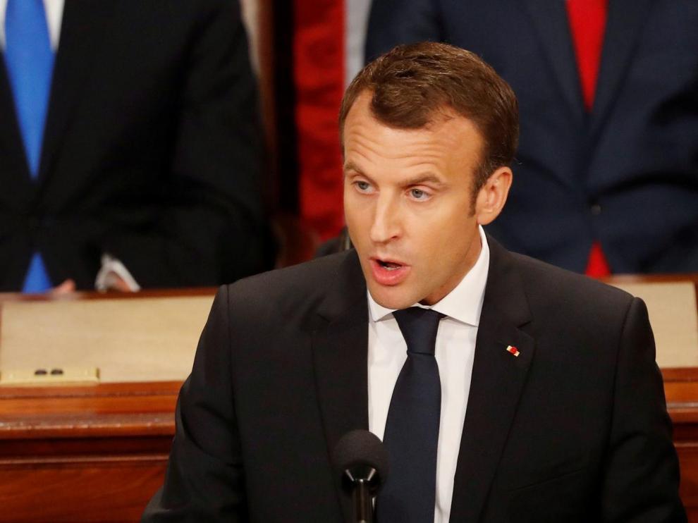 El presidente de Francia, Emmanuel Macron