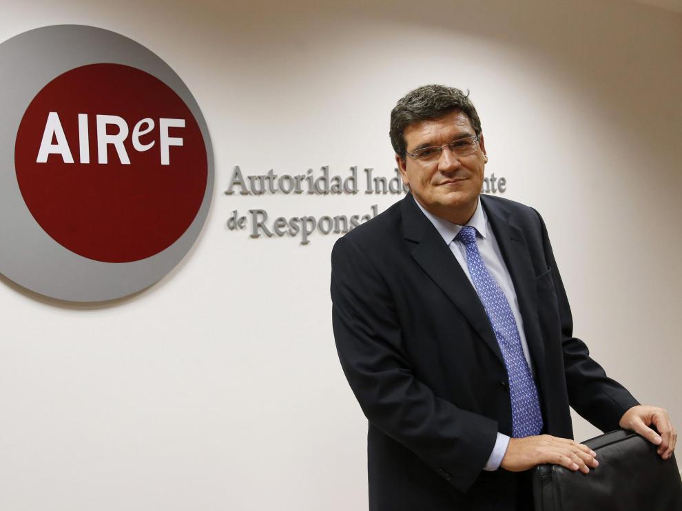 El presidente de la Autoridad Independiente de Responsabilidad Fiscal (Airef), José Luis Escrivá.