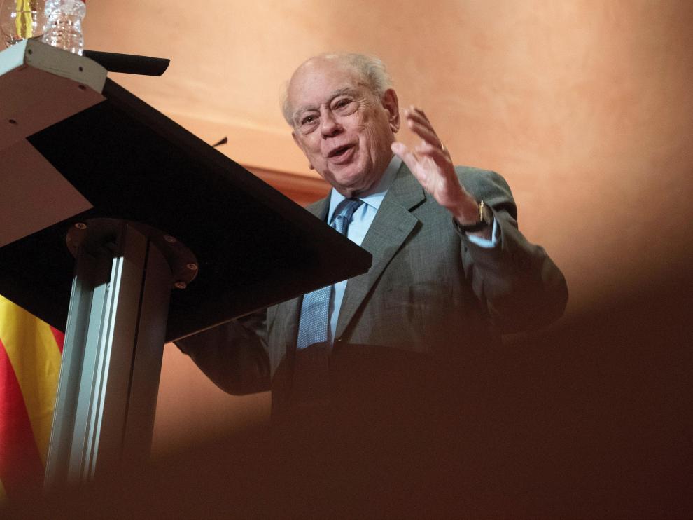 Jordi Pujol, expresidente de la Generalitat, en un acto homenaje organizado por la entidad Amics de Jordi Pujol.