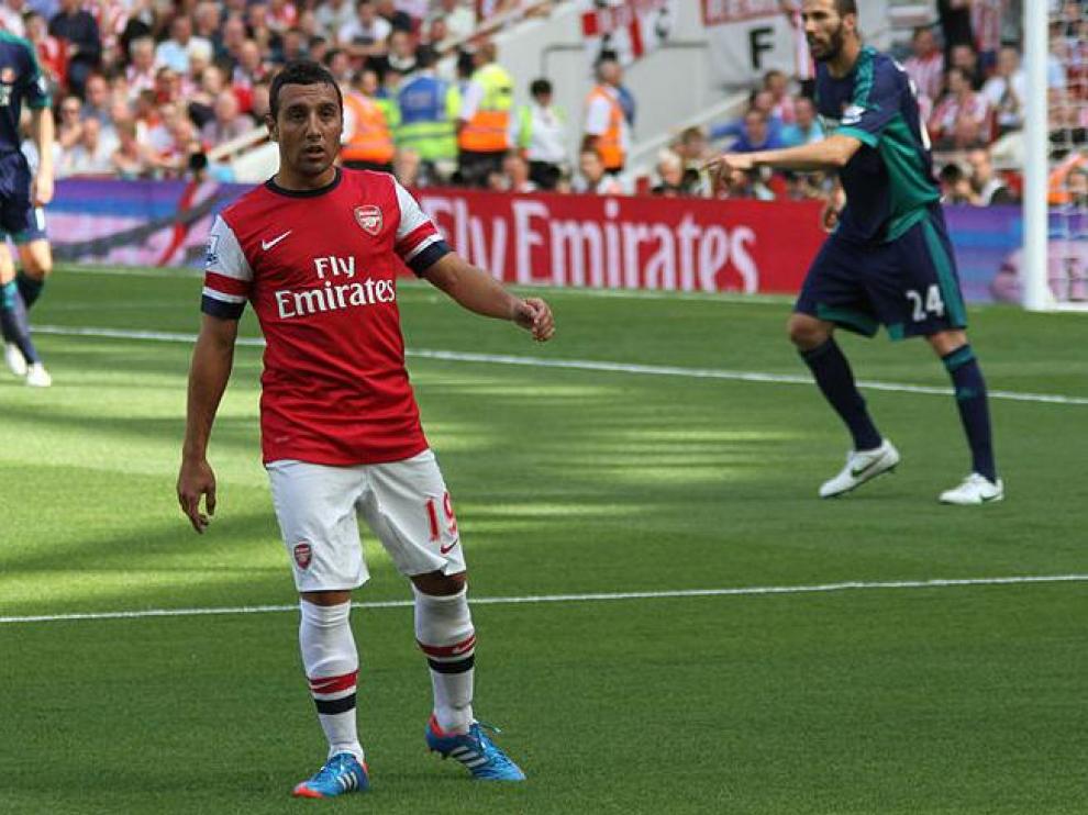 El futbolista Santi Cazorla.