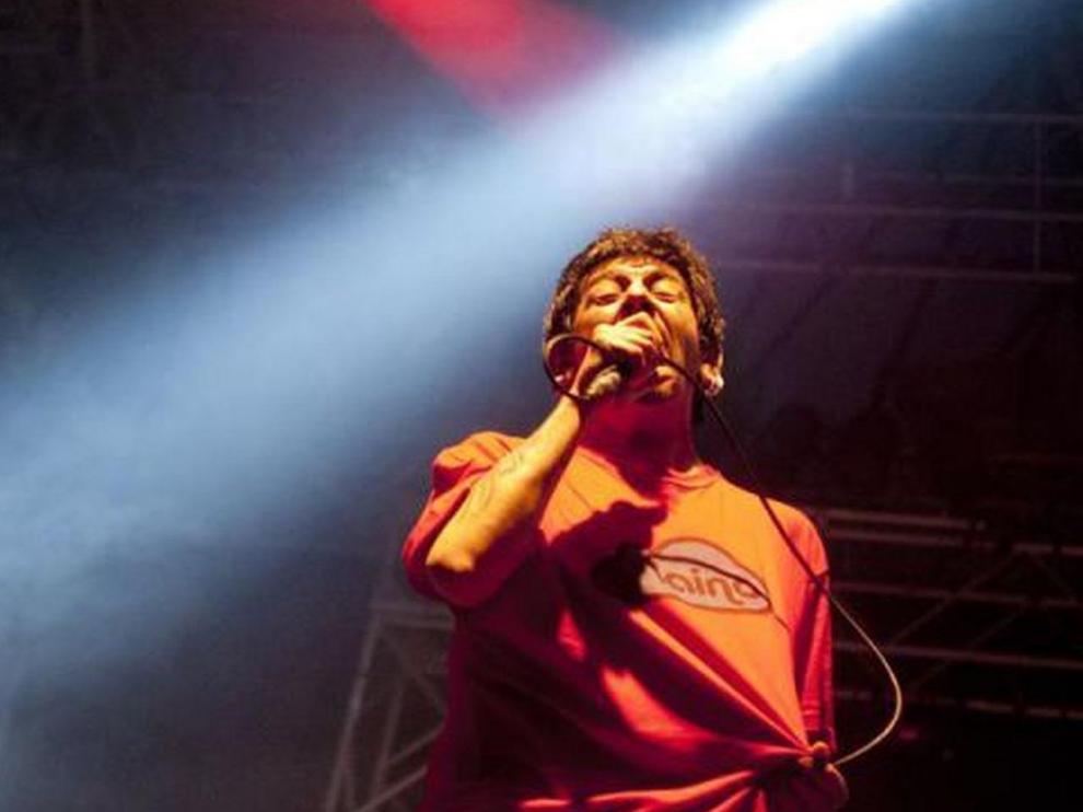 Evaristo Páramos en un concierto