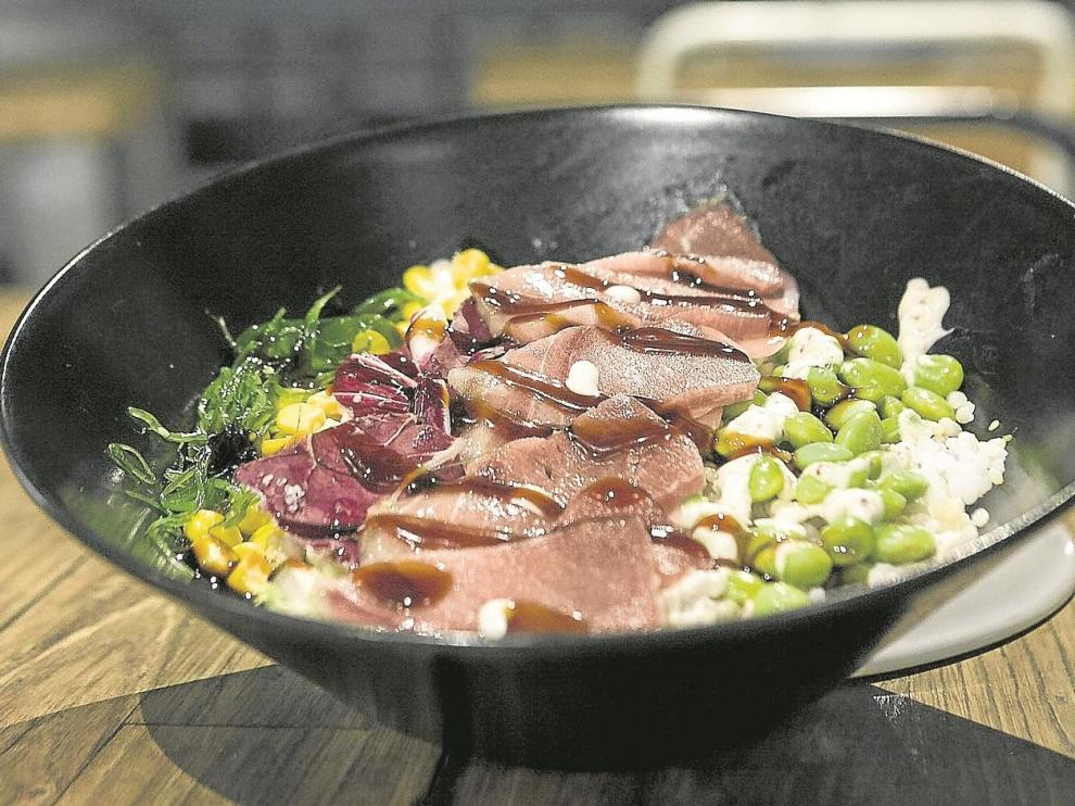 El poke de atún de almadraba de Barbate del restaurante Umami.