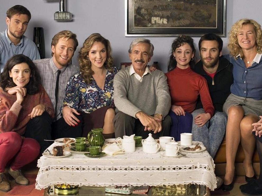 La familia Alcántara de 'Cuéntame cómo pasó'.