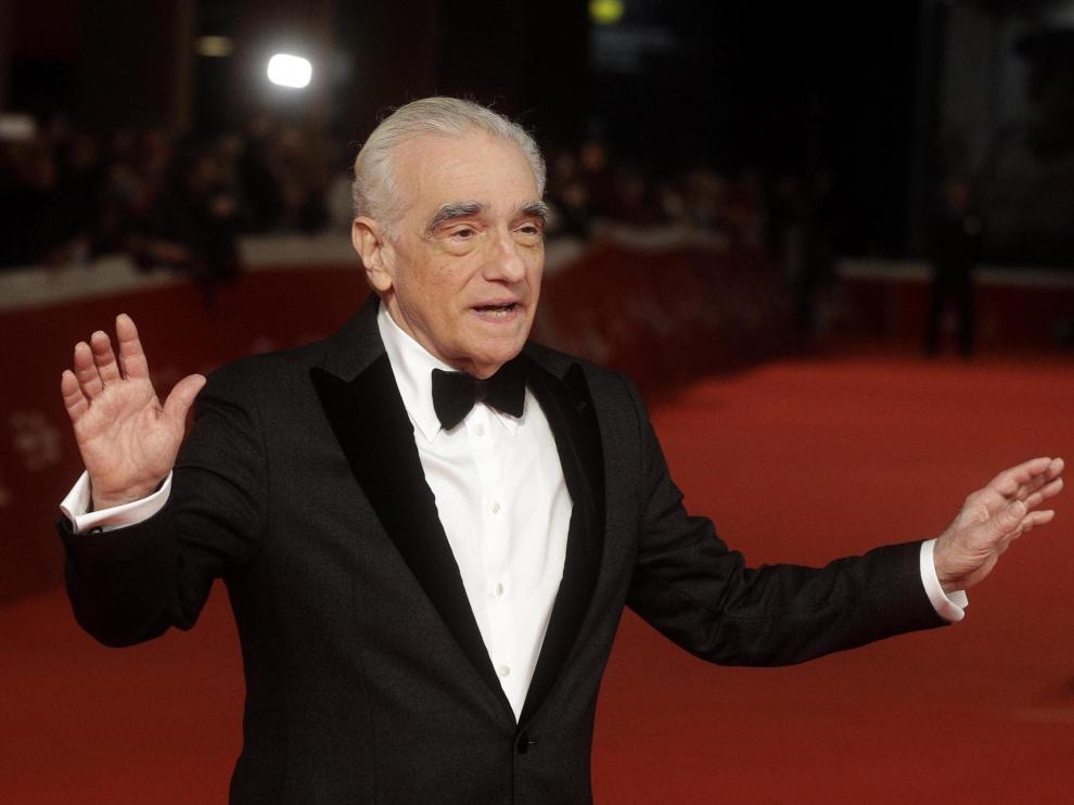 El cineasta estadounidense Martin Scorsese a su llegada al festival de cine de Roma.