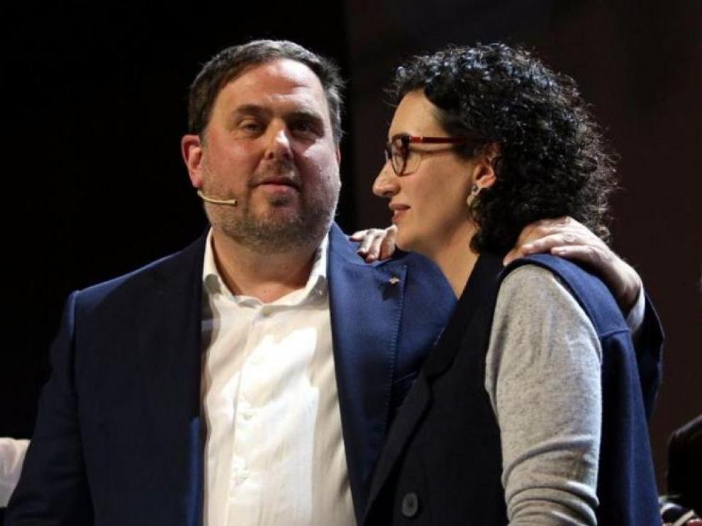 Junqueras y Rovira piden "revalidar mandato" del 1-O para que sea definitivo