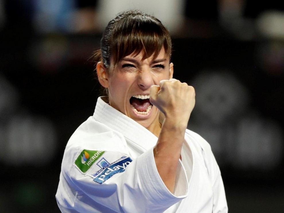 La karateca española, Sandra Sánchez.