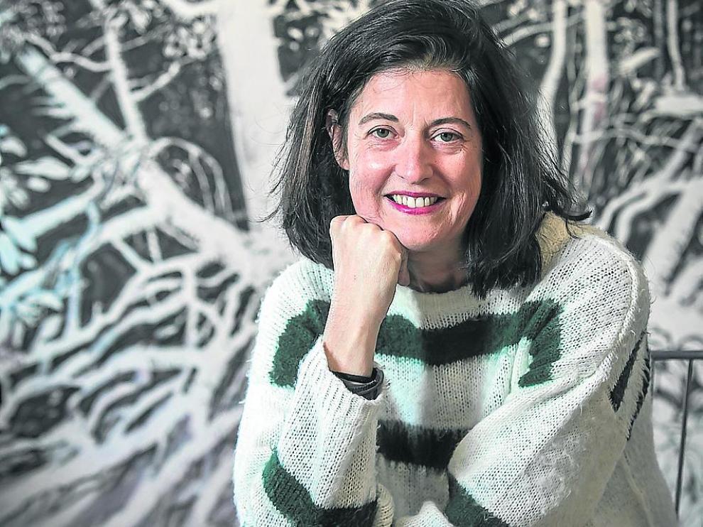 La artista Slyvia Pennings.