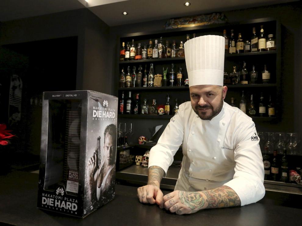 Tonino Valiente, chef del Tatau, en Huesca.