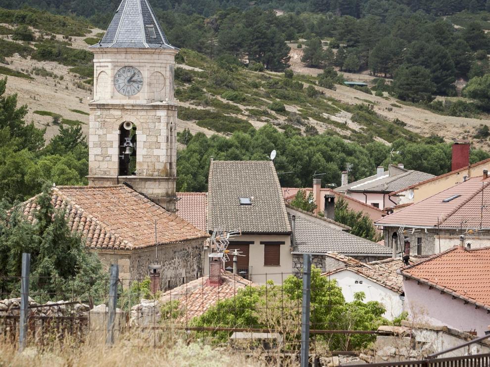 Guadalaviar, en la sierra de Albarracín.