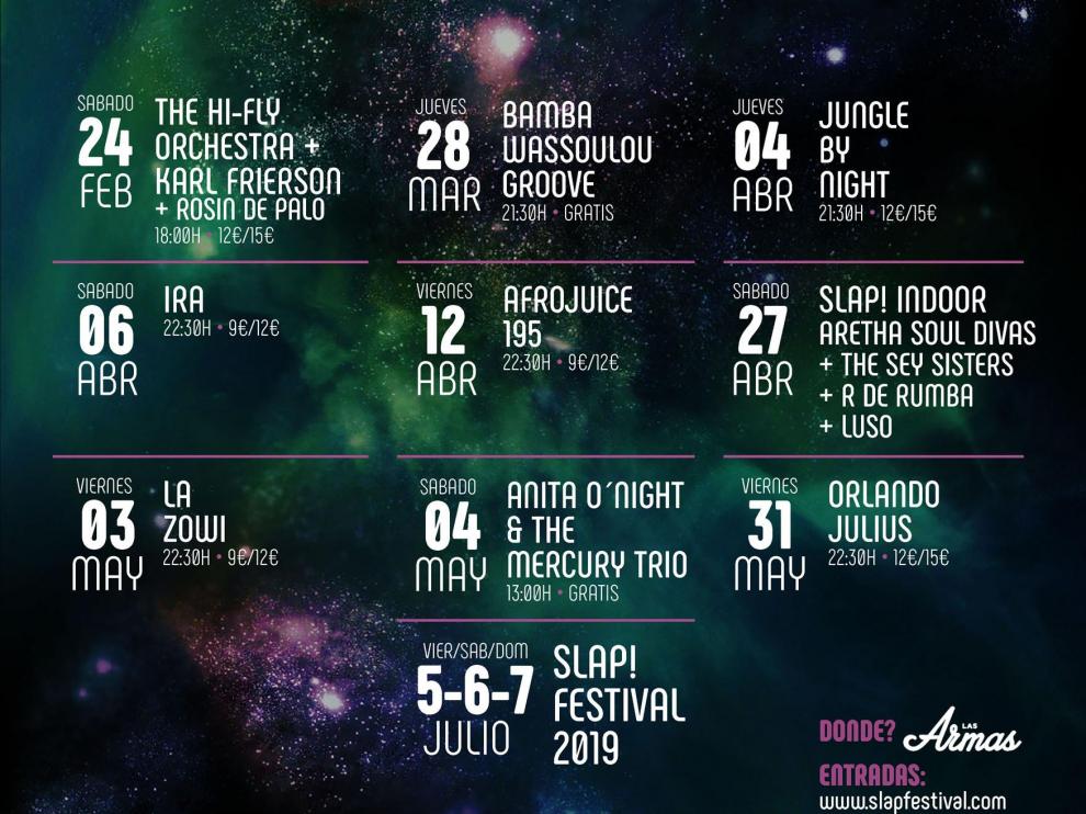 Cartel ciclo 10 aniversario Slap