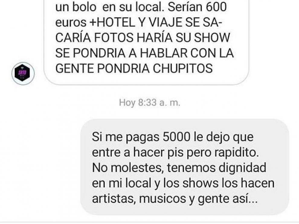 El 'zasca' del pub El Zorro a un extronista de 'Mujeres y Hombres y Viceversa'.