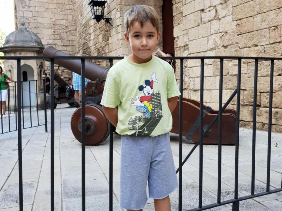Imagen del niño desaparecido en Calviá.