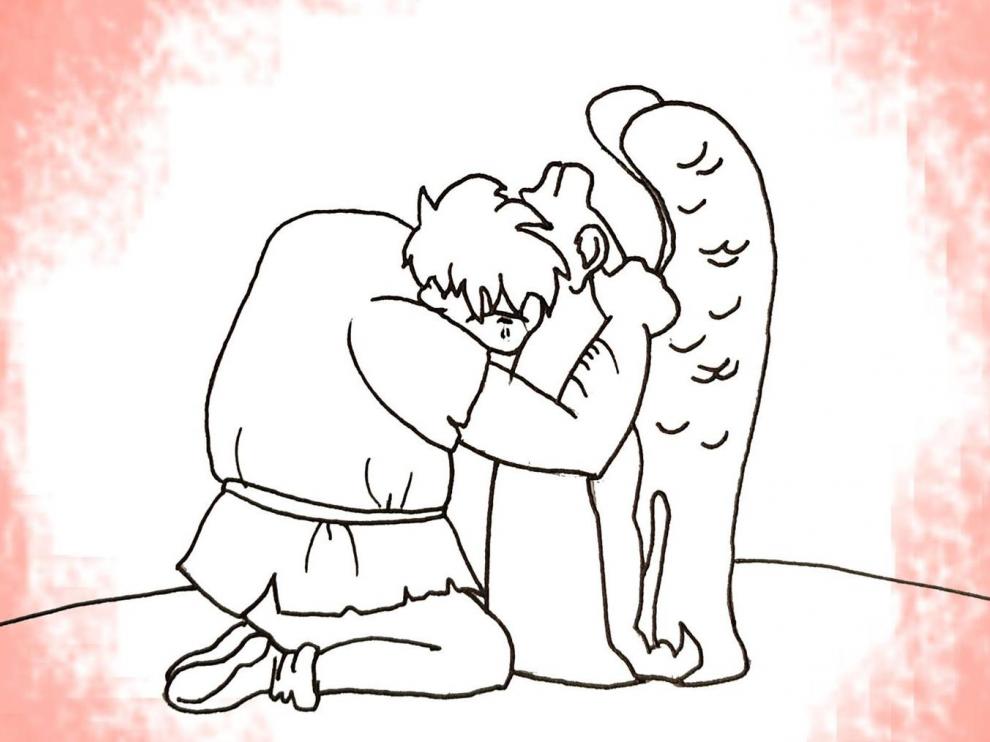 Una de las ilustraciones que homenajean Notre Dame de París tras el incendio.