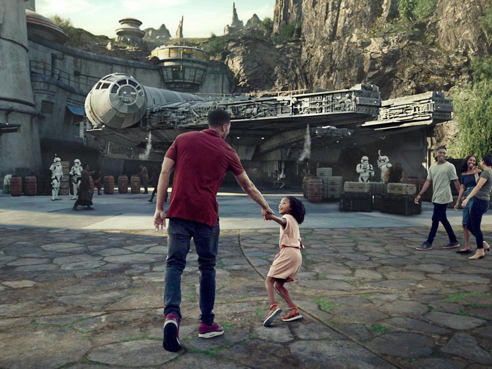 Imagen promocional de 'Star Wars Galaxy's Edge', la nueva zona de Disneyworld.