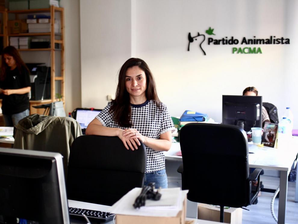 Laura Duarte lidera la candidatura de Pacma a las elecciones generales.