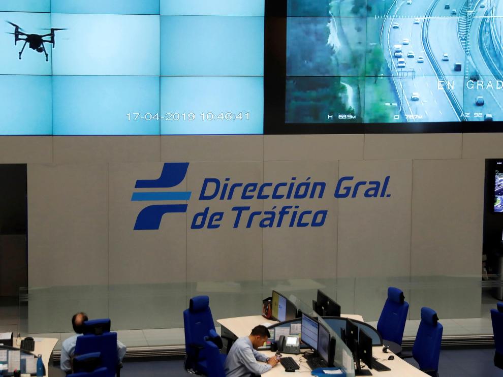 Centro de control de Tráfico de la DGT