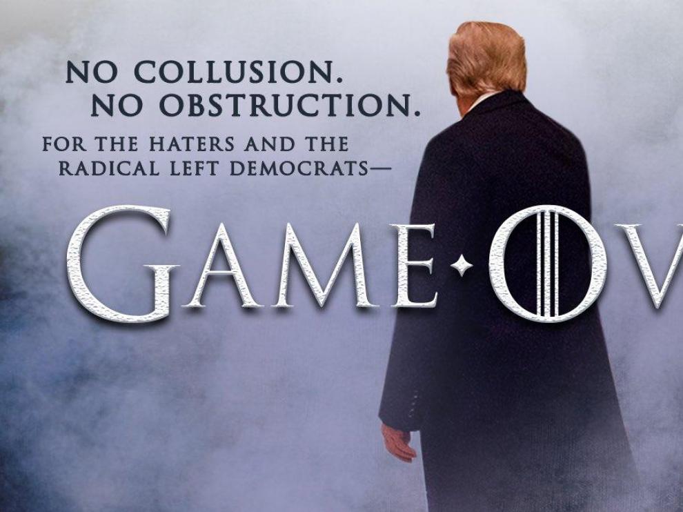 Imagen tuiteada por Trump