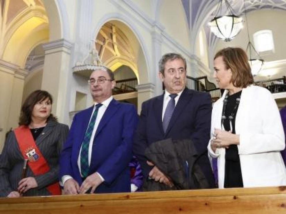 Zaragoza, junto a Lambán, este jueves en Alcorisa
