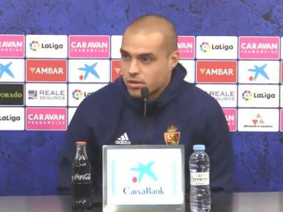 Jorge Pombo, en la mañana de este miércoles, durante su rueda de prensa en la Ciudad Deportiva.
