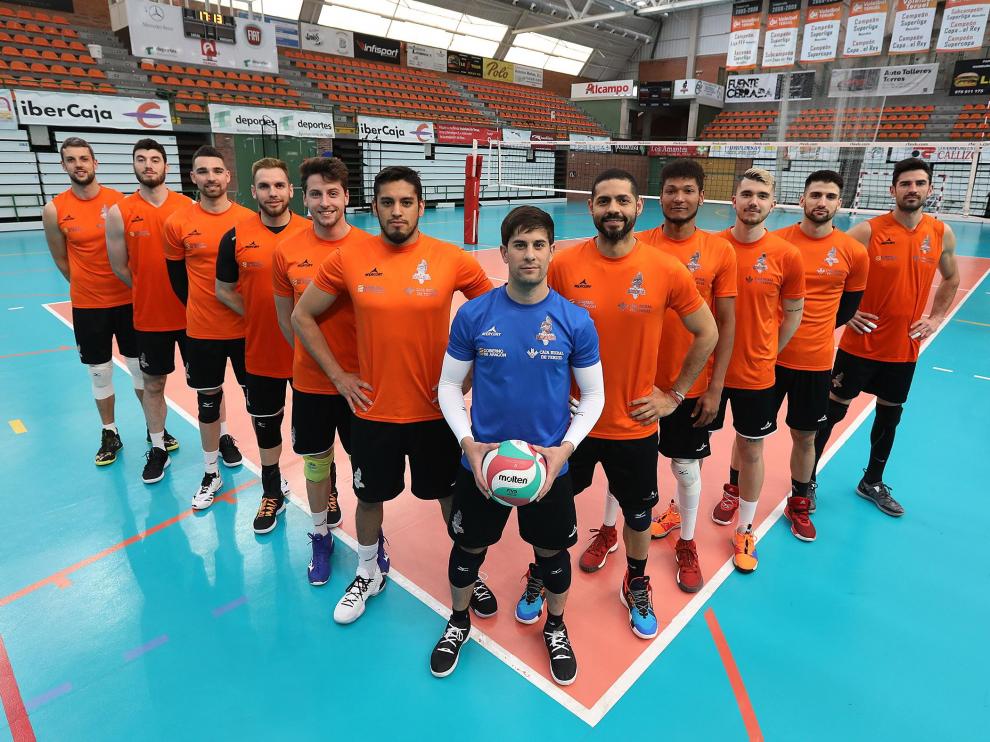 El Club Voleibol Teruel, listo para competir en Los Planos