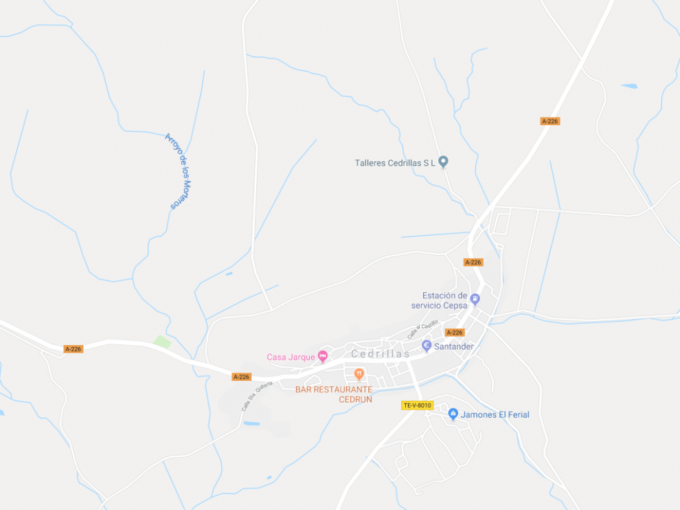 El accidente de tráfico ha tenido lugar en el kilómetro 23,050 de la A.226, en el término municipal de la localidad turolense de Cedrillas.