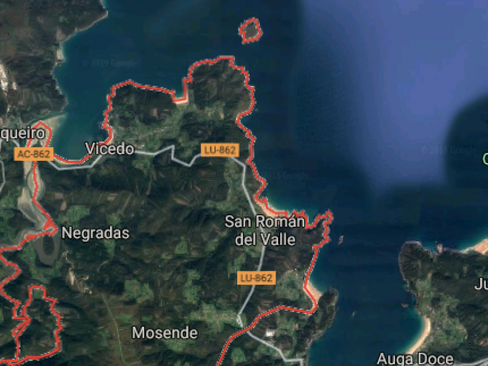El suceso ha ocurrido en un acantilado de Vicedo, Galicia.
