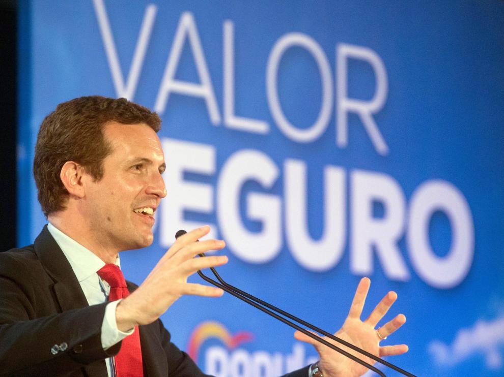 El líder del Partido Popular, Pablo Casado.