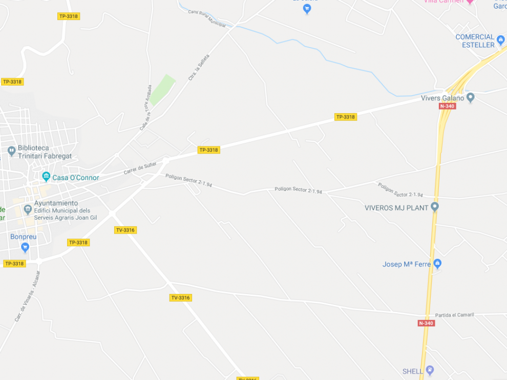 El accidente ha ocurrido en la N-340, a la altura del término municipal de Alcanar (Tarragona).