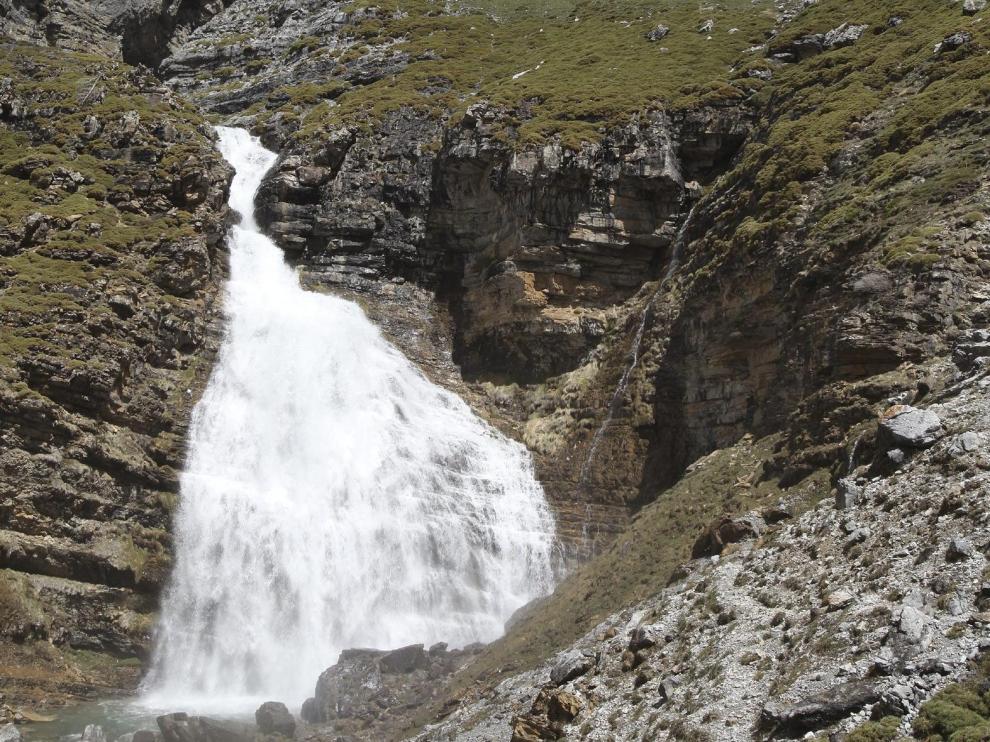 La cola de caballo, en el Parque Nacional de Ordesa y Monte Perdido.