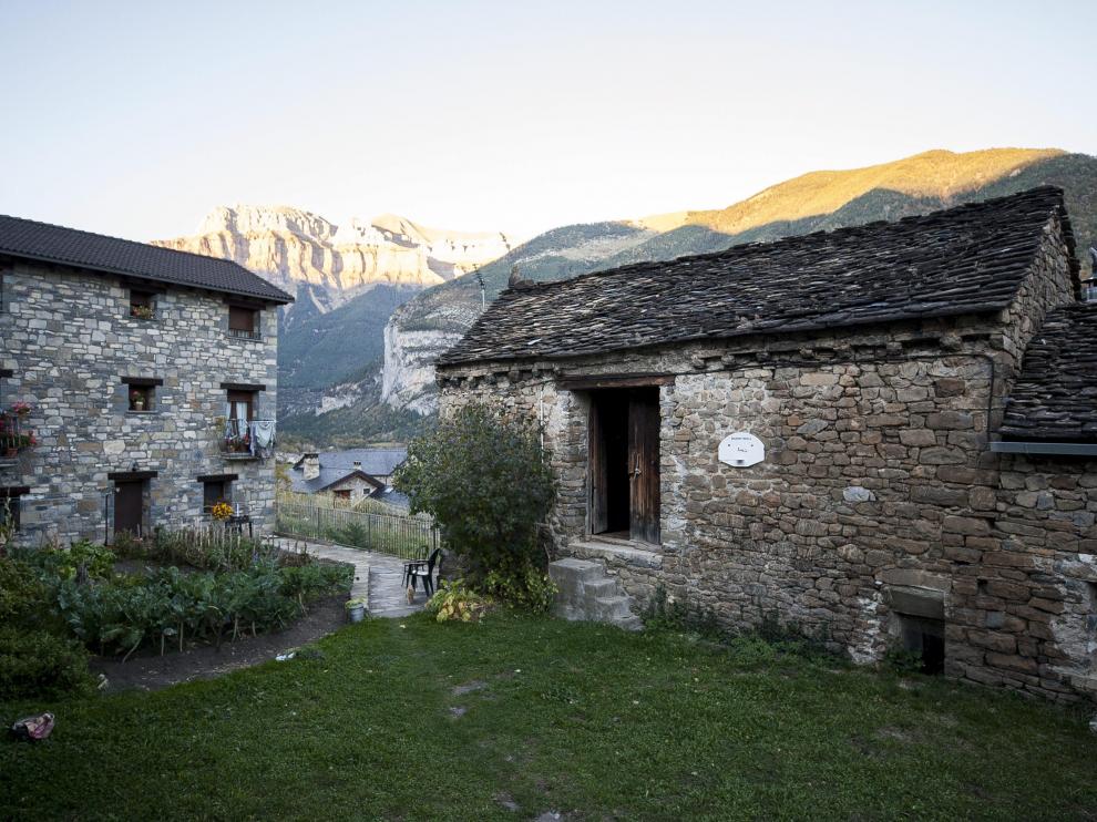 La localidad de Torla-Ordesa, en la comarca del Sobrarbe.