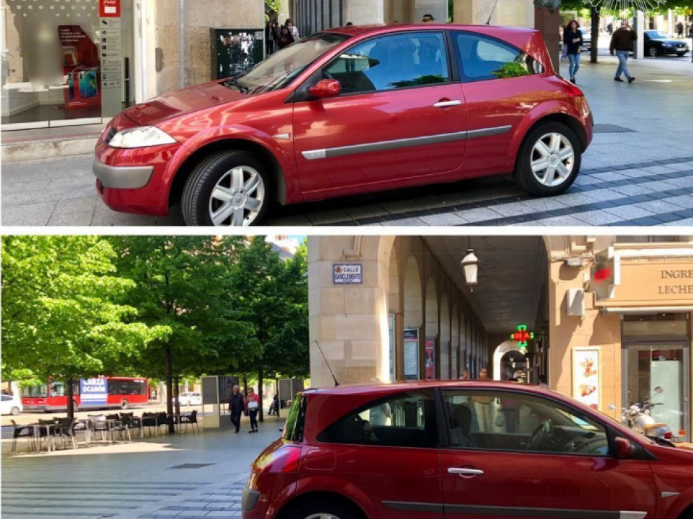 Imagen publicada en Twitter por la Policía Local de Zaragoza.