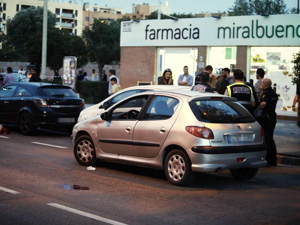 El ataque se ha producido a la altura del 125 del camino del Pilón de Zaragoza