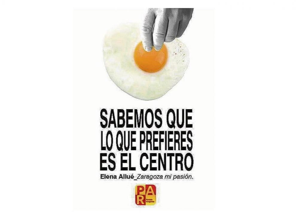 La imagen que colgó en su Facebook la candidata aragonesista.