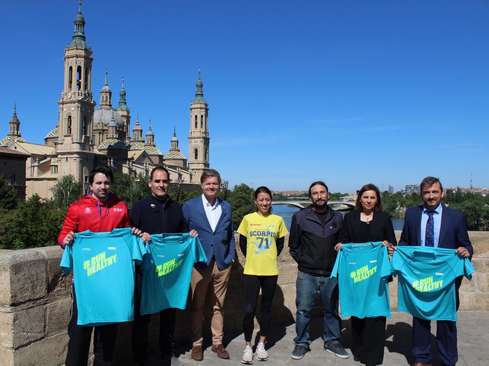 Presentación de la Sanitas Marca Running Series en Zaragoza