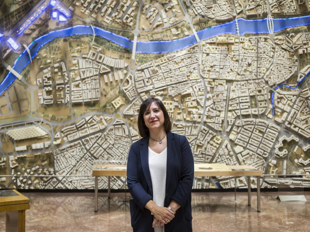 Sara Fernández, hace dos años en el Ayuntamiento de Zaragoza