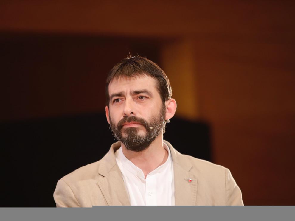 Álvaro Sanz, candidato de IU al Gobierno de Aragón.
