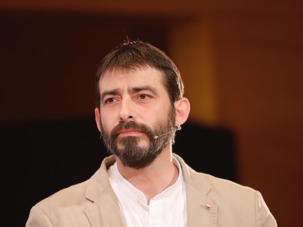 Álvaro Sanz, candidato de IU al Gobierno de Aragón.
