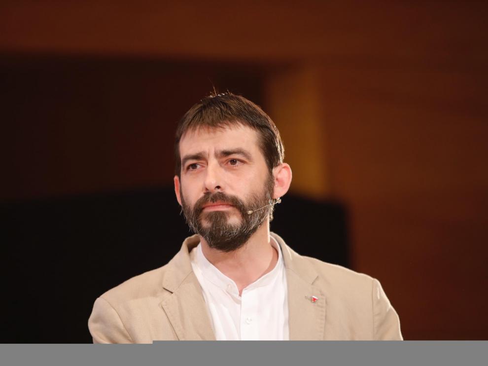 Álvaro Sanz, candidato de IU al Gobierno de Aragón.