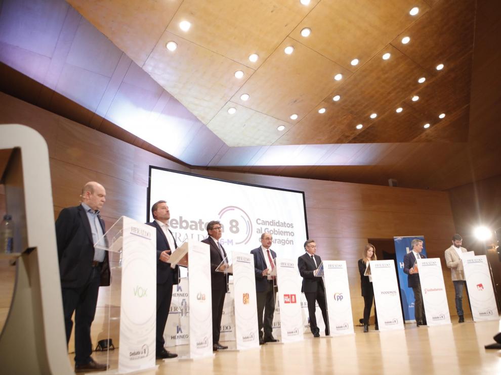 Debate a la presidencia del Gobierno de Aragón.