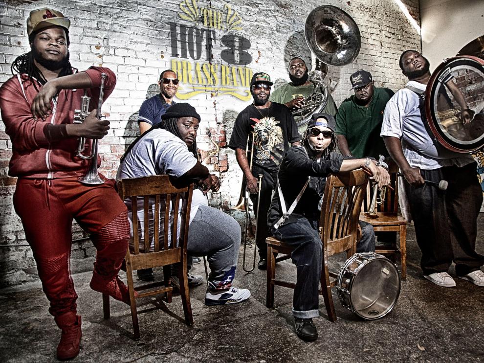 La Hot 8 Brass Band, uno de los grupos con más renombre del Slap! de este año.