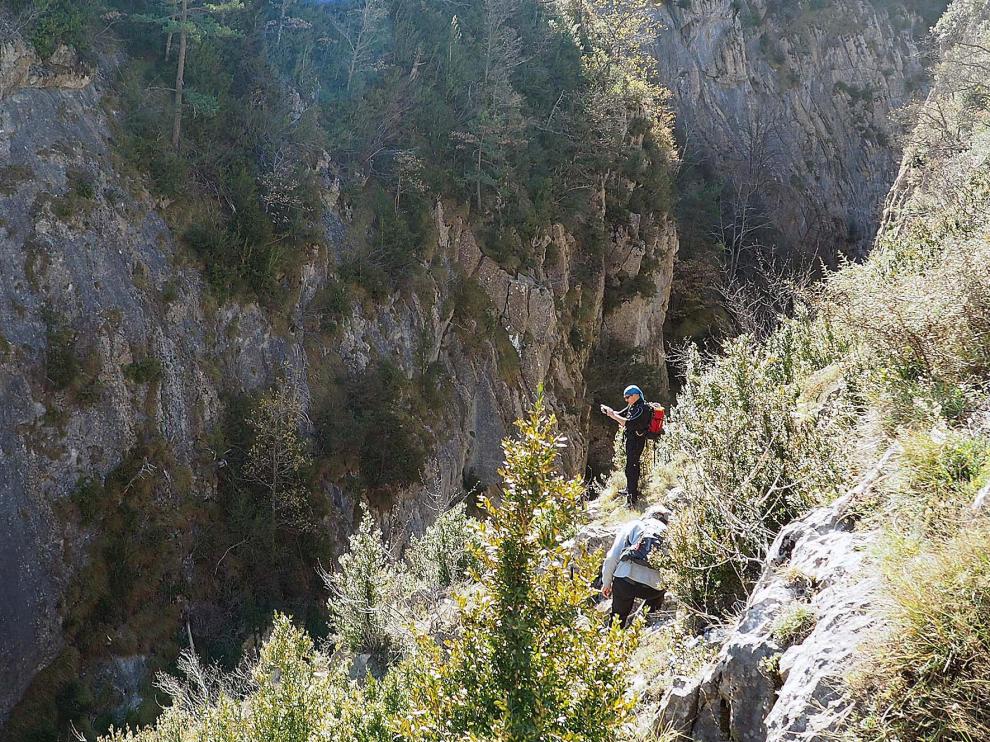 Congosto del río Caldarés, muy cerca de la localidad de Panticosa.
