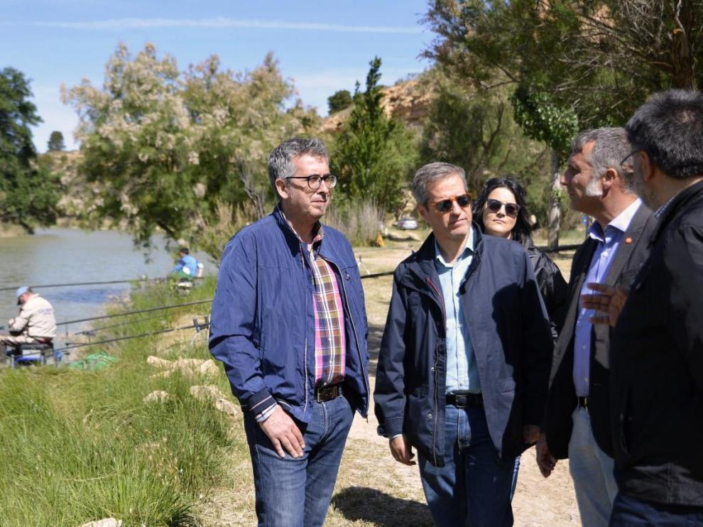 Pérez Calvo durante el acto de campaña de este domingo.