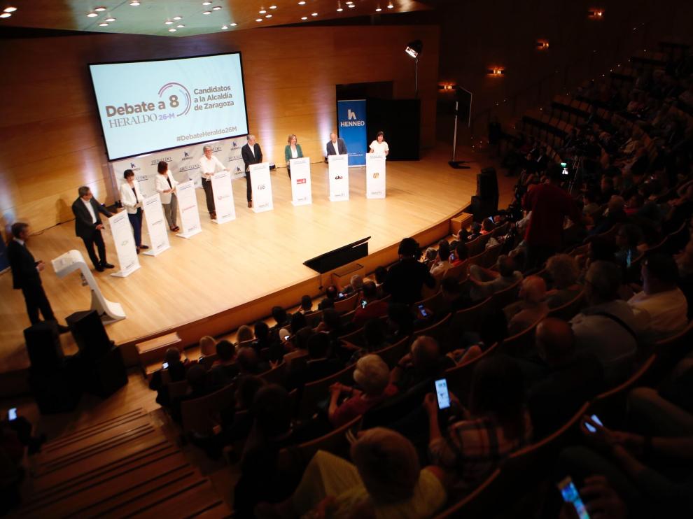 Debate a la alcaldía del Ayuntamiento de Zaragoza.