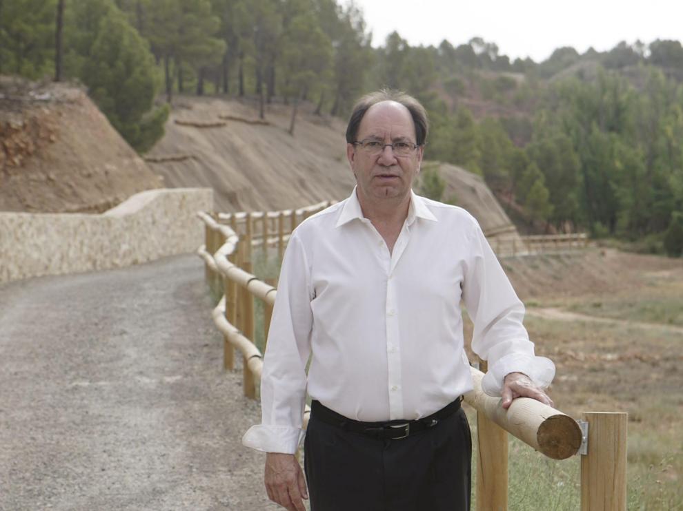 Julio Esteban, concejal del ayuntamiento de Teruel encargado del proyecto life + del nuevo parque de los monotes en Teruel. Foto Antonio Garcia/Bykofoto. 21-07-16